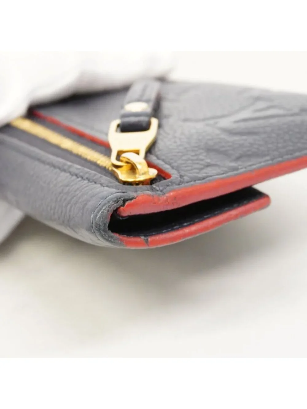 Louis Vuitton Coin Case Monogram Empreinte Pochette Cles Marine